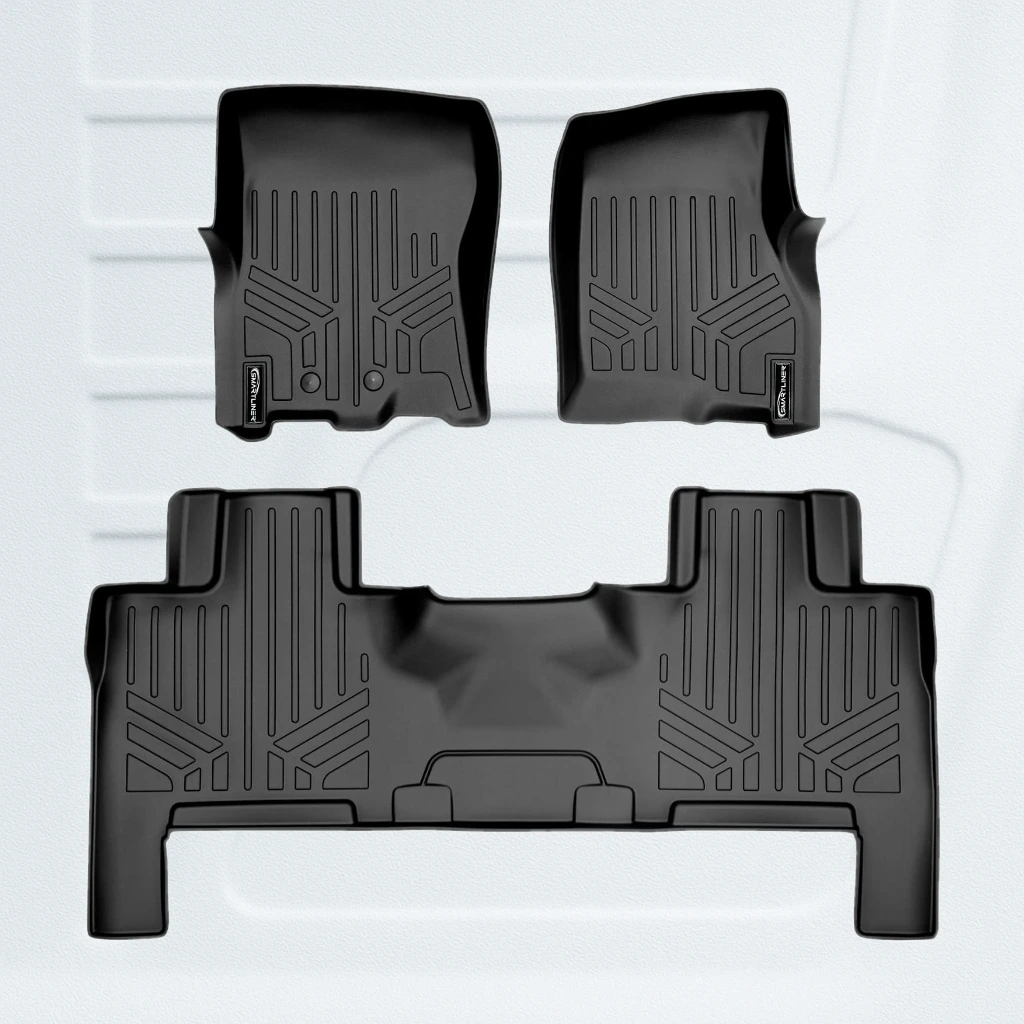 MAXLINER Floor Mats 2 Row Liner Set Compatible with 2011-2017 Ford Expedition