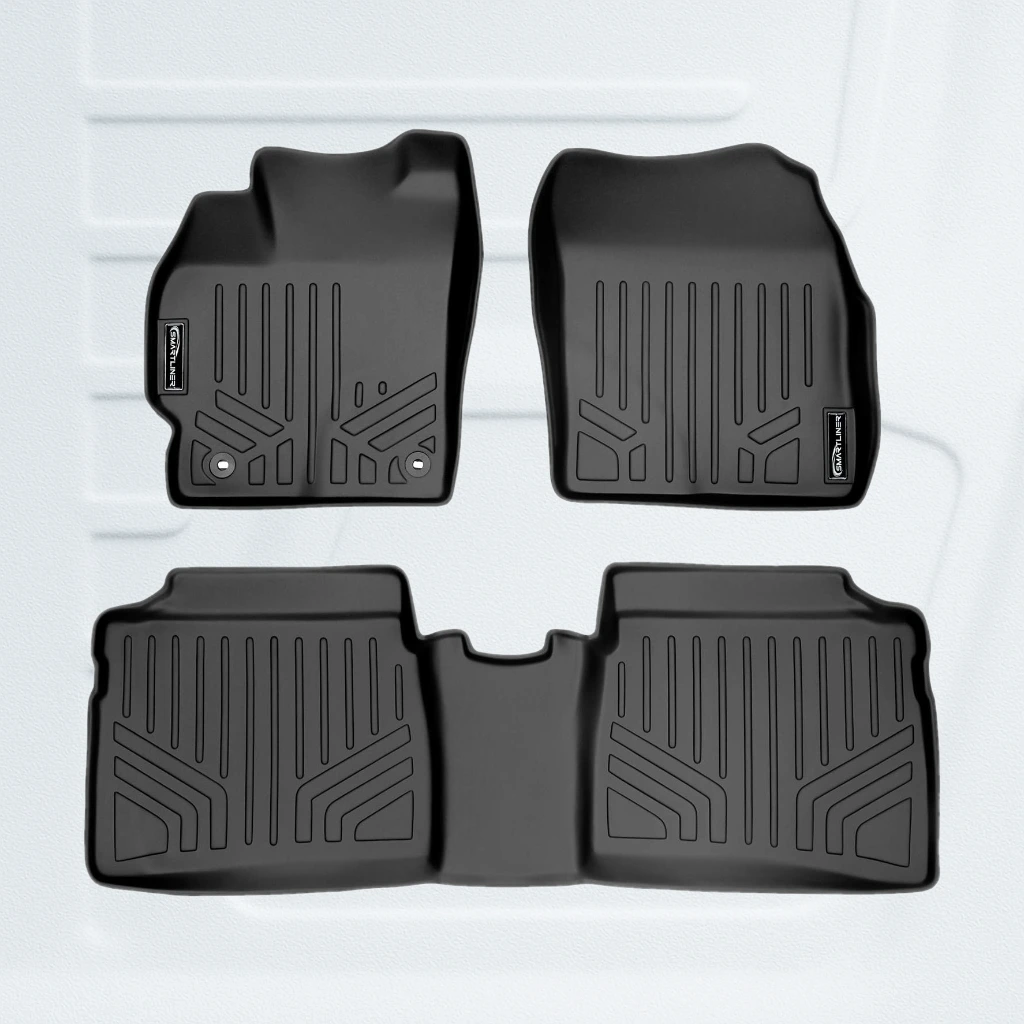 MAXLINER Floor Mats 2 Row Liner Set for 2012-2015 Toyota Prius